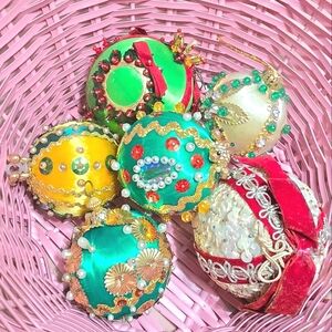 Antique Sequin Pins Ornaments